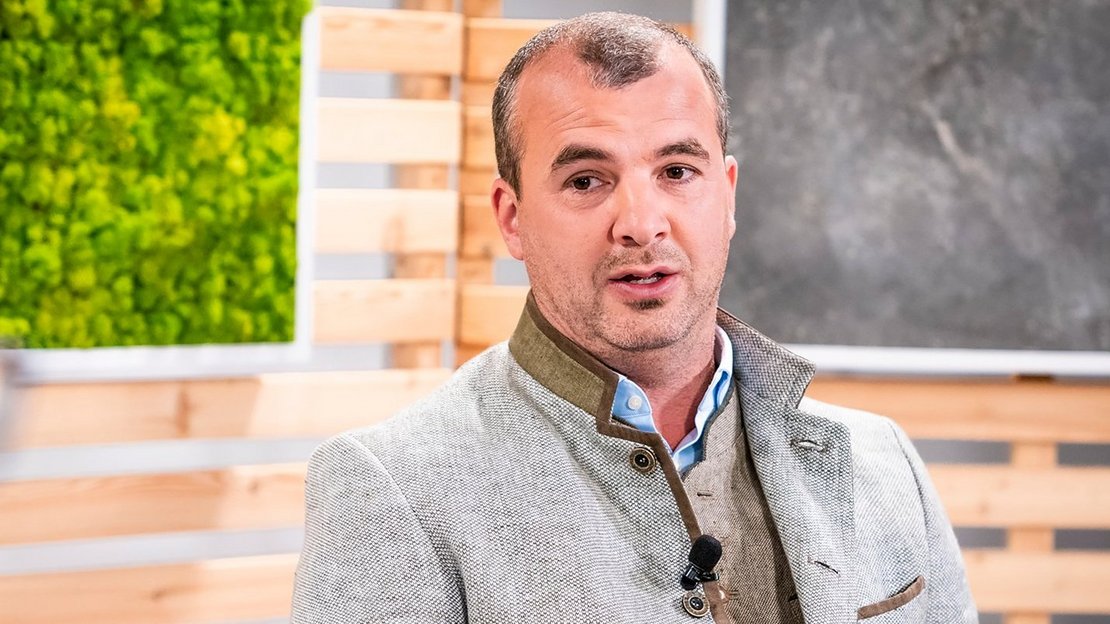 Interviewsituation mit Dietmar Hipp