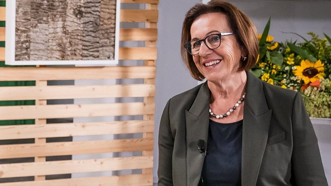 Interviewsituation Irene Neumann-Hartberger und Theresia Meier