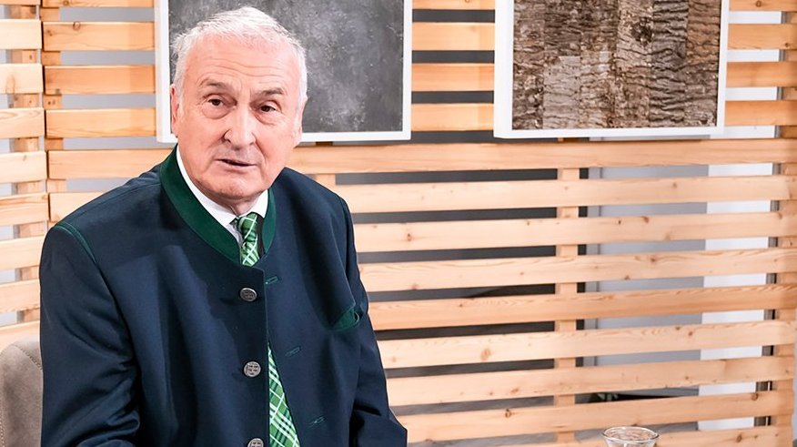 Interviewsituation Josef Pleil und Reinhard Zöchmann